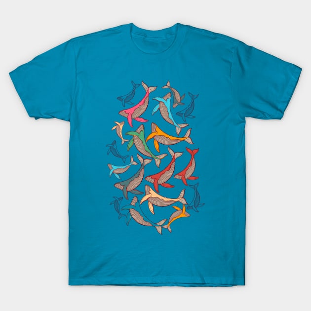 The whales of the ocean T-Shirt by Swadeillustrations